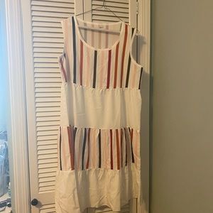 Cotton/Rayon lightweight knee length dress